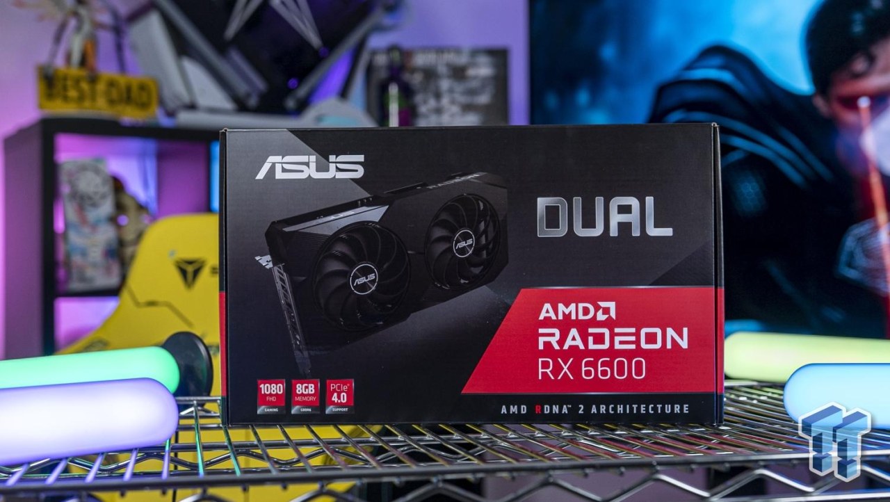 ASUS DUAL Radeon RX 6600 Review