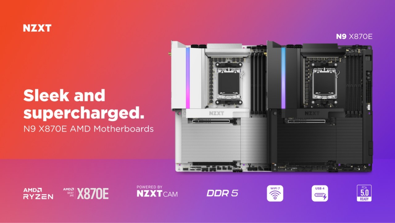 NZXT reveals its new N9 X870E motherboard: ready for Zen 5, launches in 2025