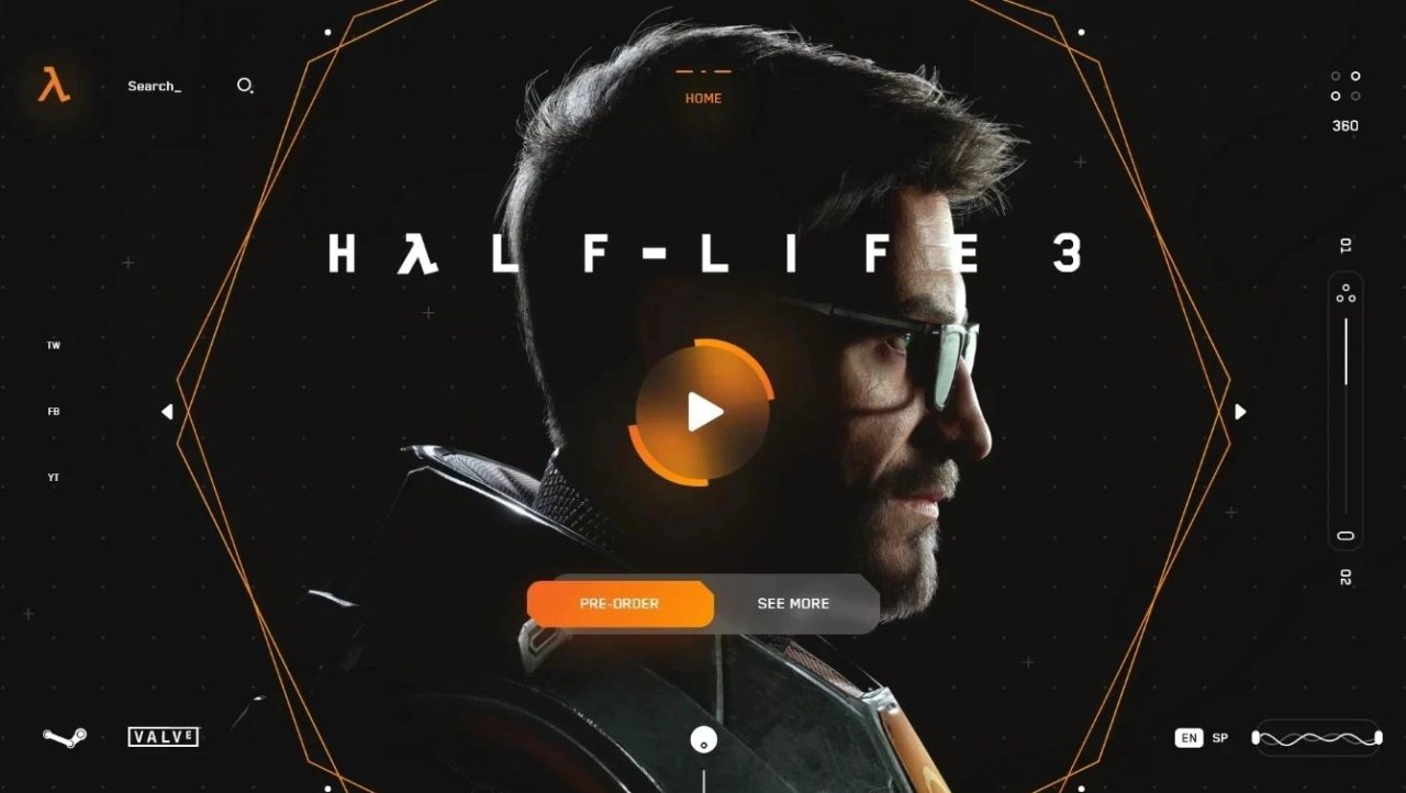 Half-Life 3 announcement close? Voice actor for G-Man teases the return of Half-Life in 2025