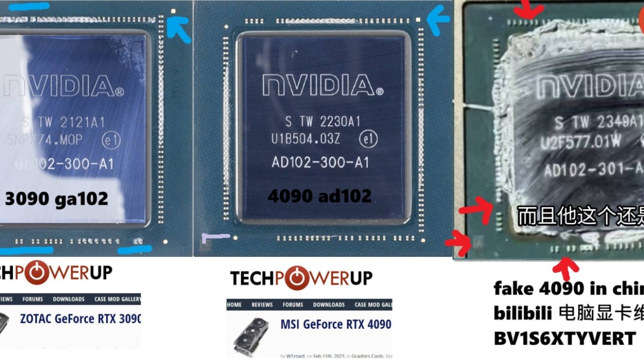 GPU scam warning: GeForce RTX 3090 being rebranded, sold as a fake RTX 4090