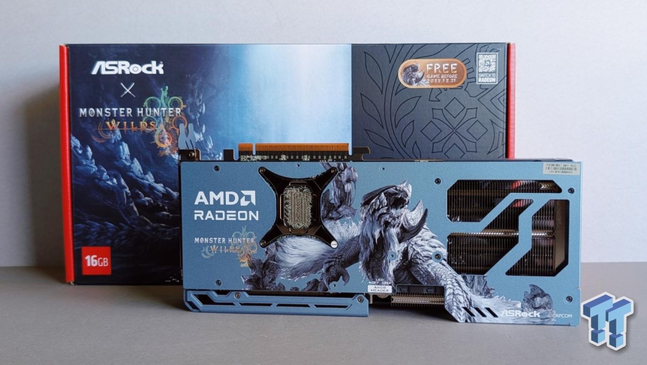 Unboxing ASRock's custom Radeon RX 9070 XT Monster Hunter Wilds Edition GPU