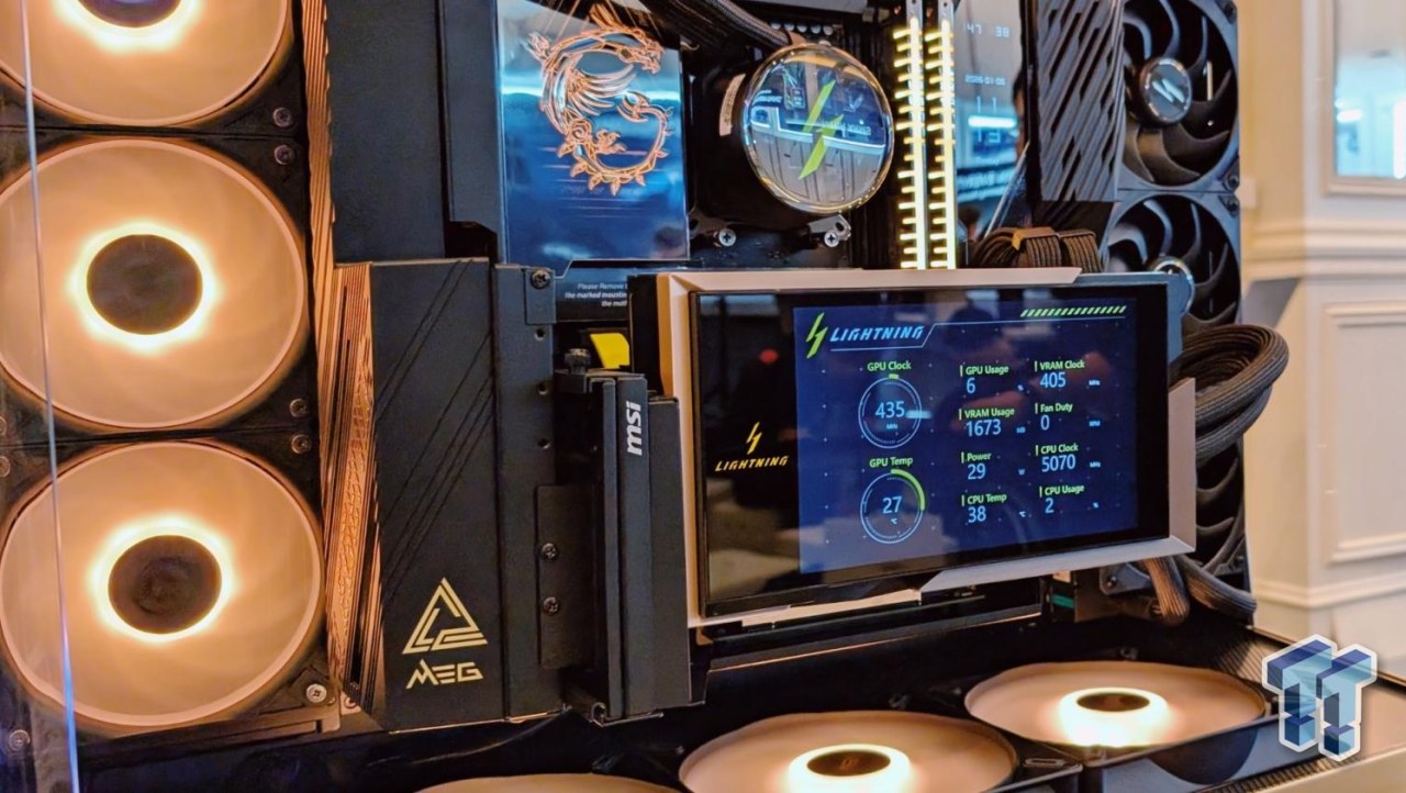 MSI's new GeForce RTX 5090 32G LIGHTNING Z is a 1000W, extreme overclocking beast