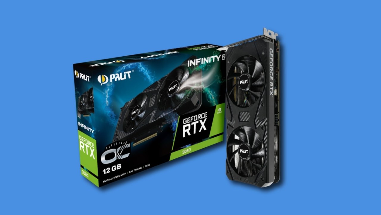 PALIT introduces GeForce RTX 3060 Infinity 2 OC GPU, a 'brand new' design