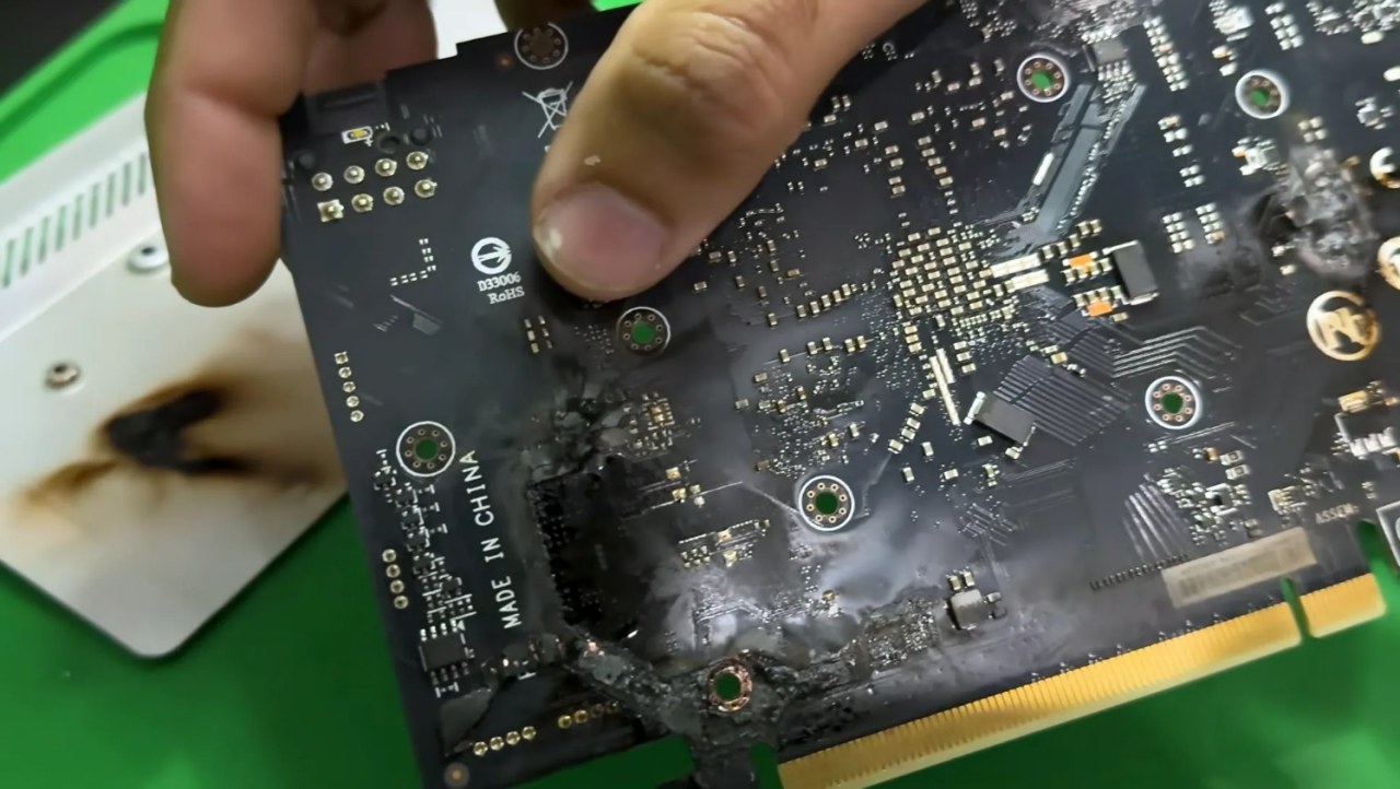 Gigabyte RTX 4060 boards suffer recurrent burns due to VRM defect