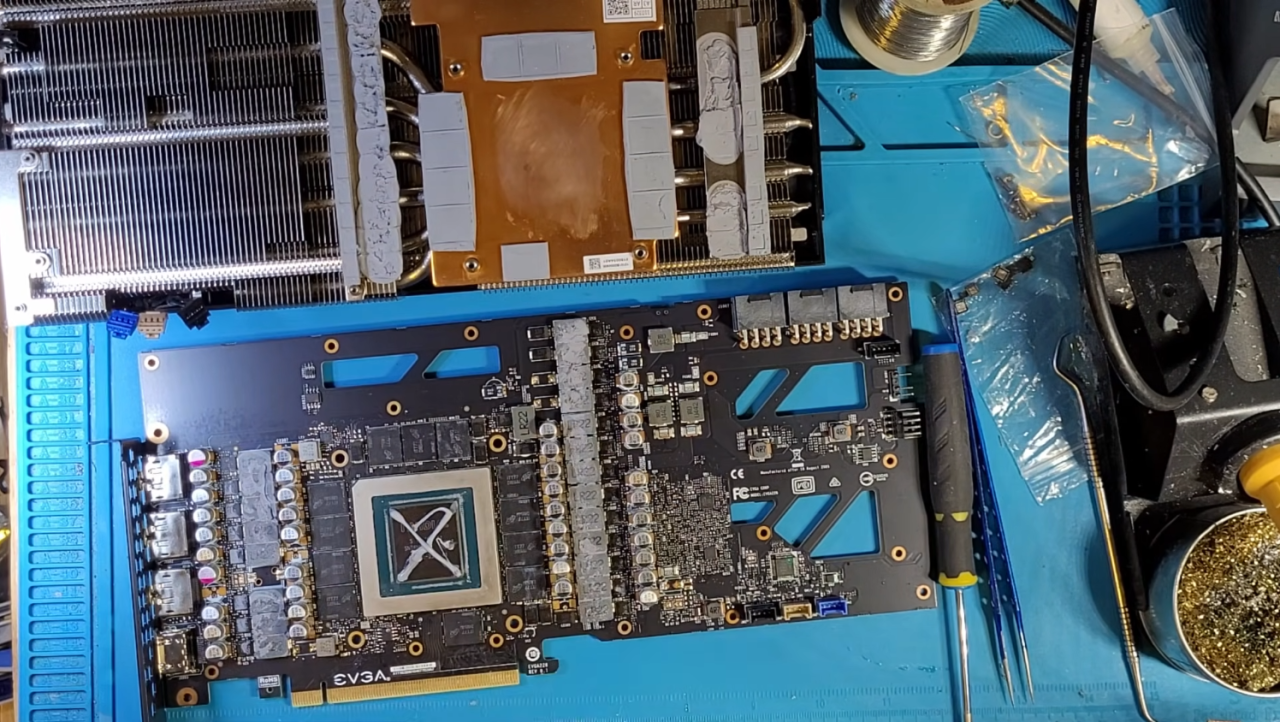 Adding thermal paste to thermal pads drops RTX 3080 GDDR6X temperatures by up to 15C