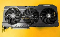 ASUS GeForce RTX 3060 Ti TUF Gaming OC smiles for the camera