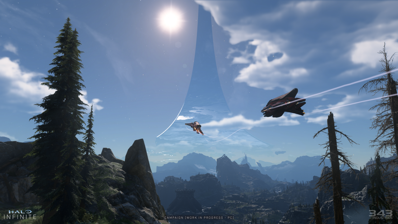 Halo Infinite will have mysteries floating in the sky