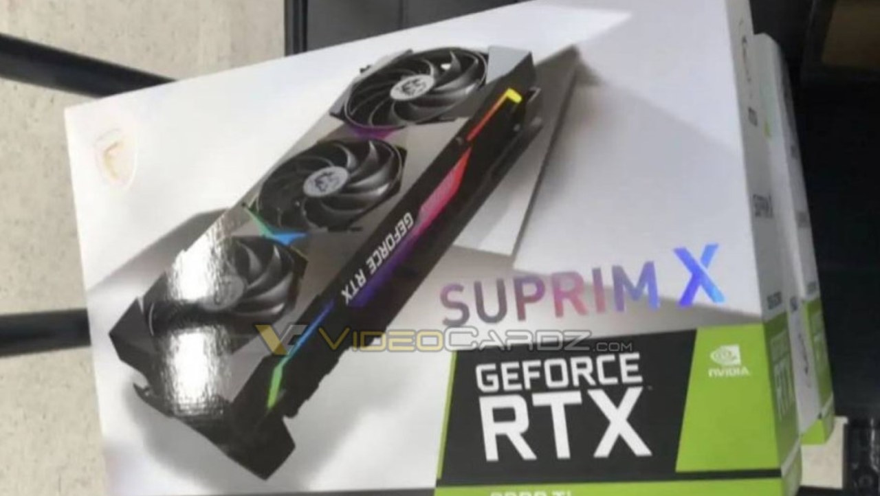 MSI GeForce RTX 3080 Ti SUPRIM X spotted with 12GB GDDR6X memory