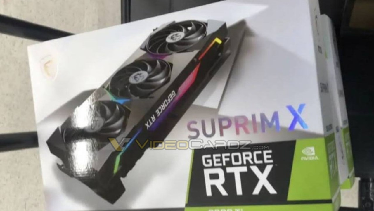 MSI lists the new GeForce RTX 3080 Ti on its website a little early