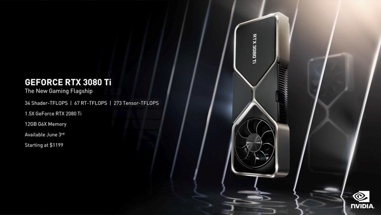 NVIDIA's new GeForce RTX 3080 Ti official: $1199 with 12GB of GDDR6X