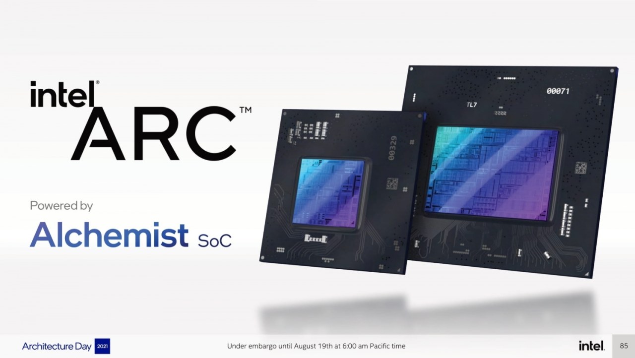Intel ARC gaming GPUs will have OC support in drivers at launch
