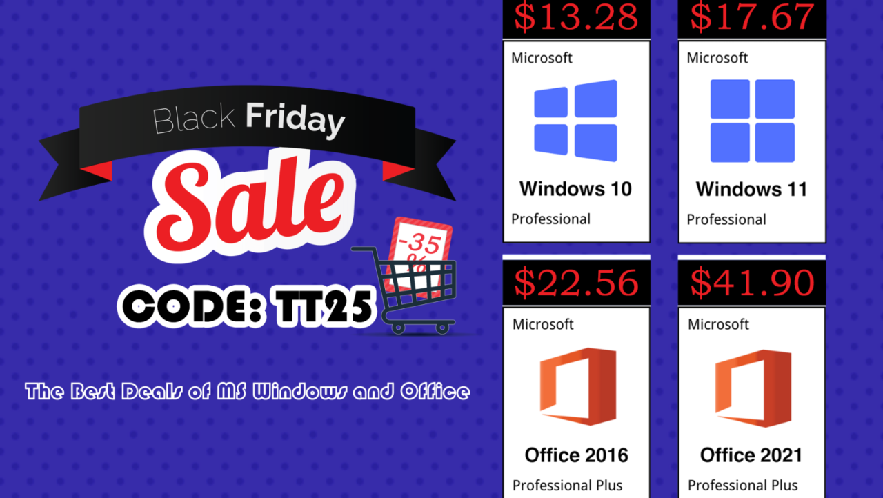 Black Friday: Windows 10 Pro for only $13 + free upgrade to Windows 11