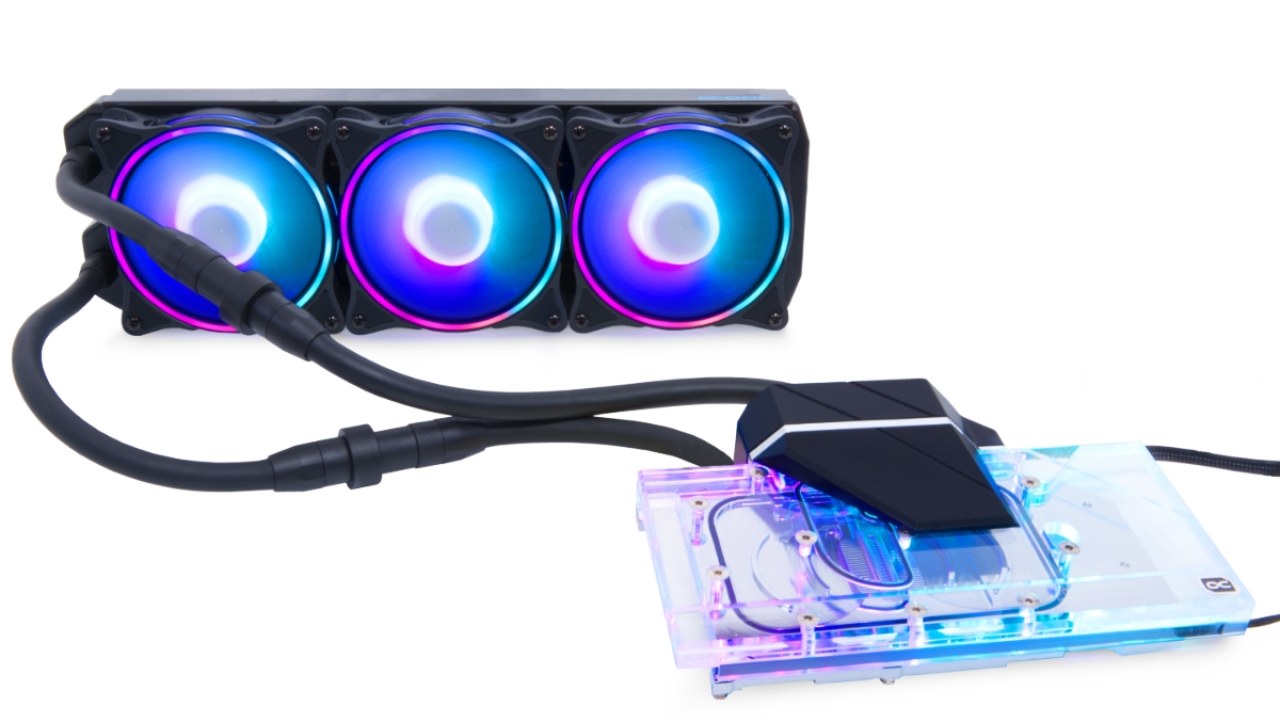 Alphacool Eiswolf 2 AIO kit: RTX 3080 FE + MSI RX 6800 Gaming X Trio