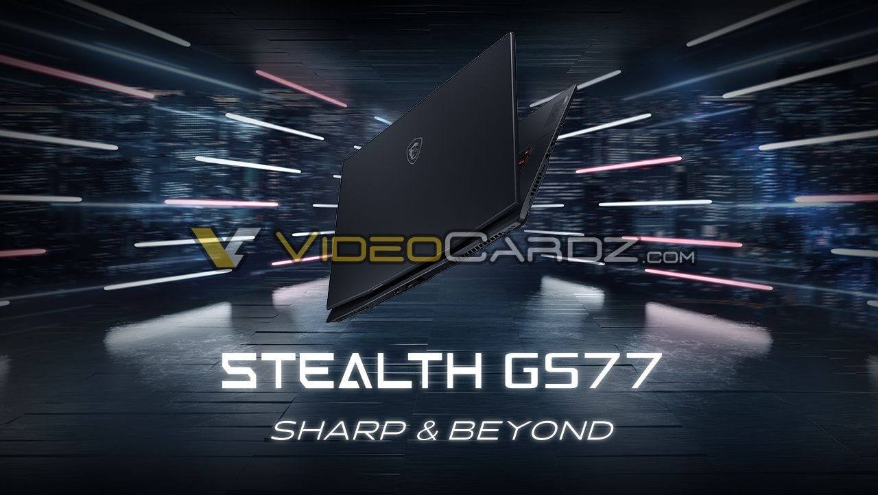 MSI Stealth GS77 gaming laptop: Core i9 + RTX 3080 Ti 16GB + 4K 120Hz