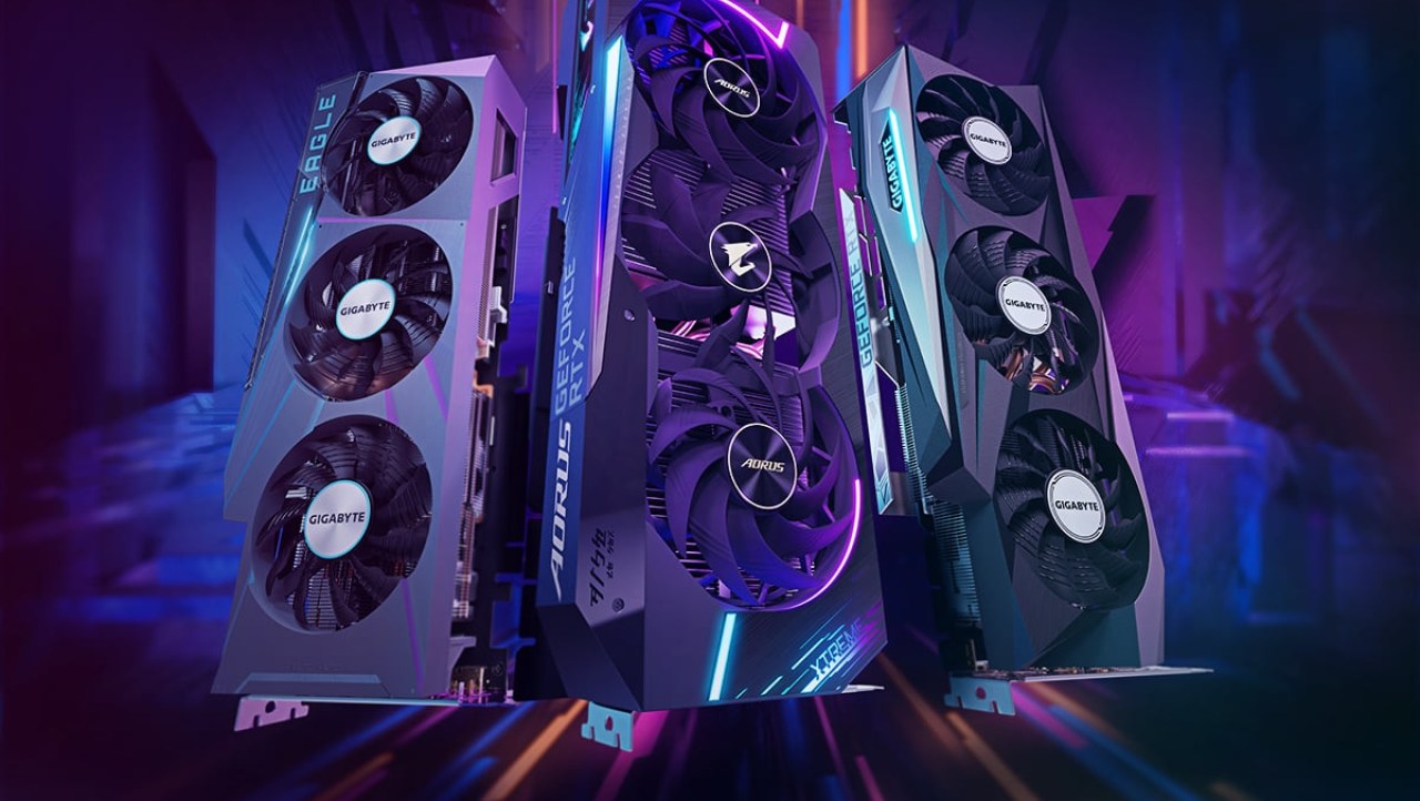 GIGABYTE's custom GeForce RTX 3090 Ti graphics cards teased