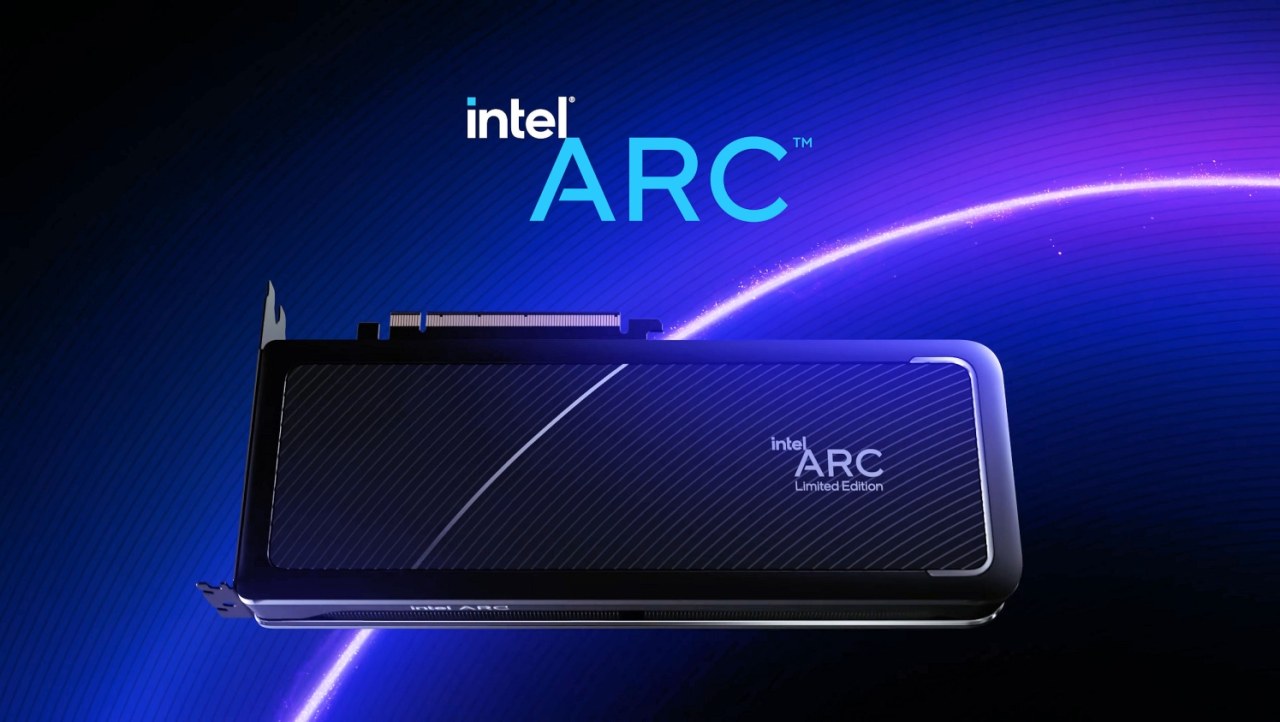 Intel Arc A-Series Limited Edition GPU teased, best backplate ever?!