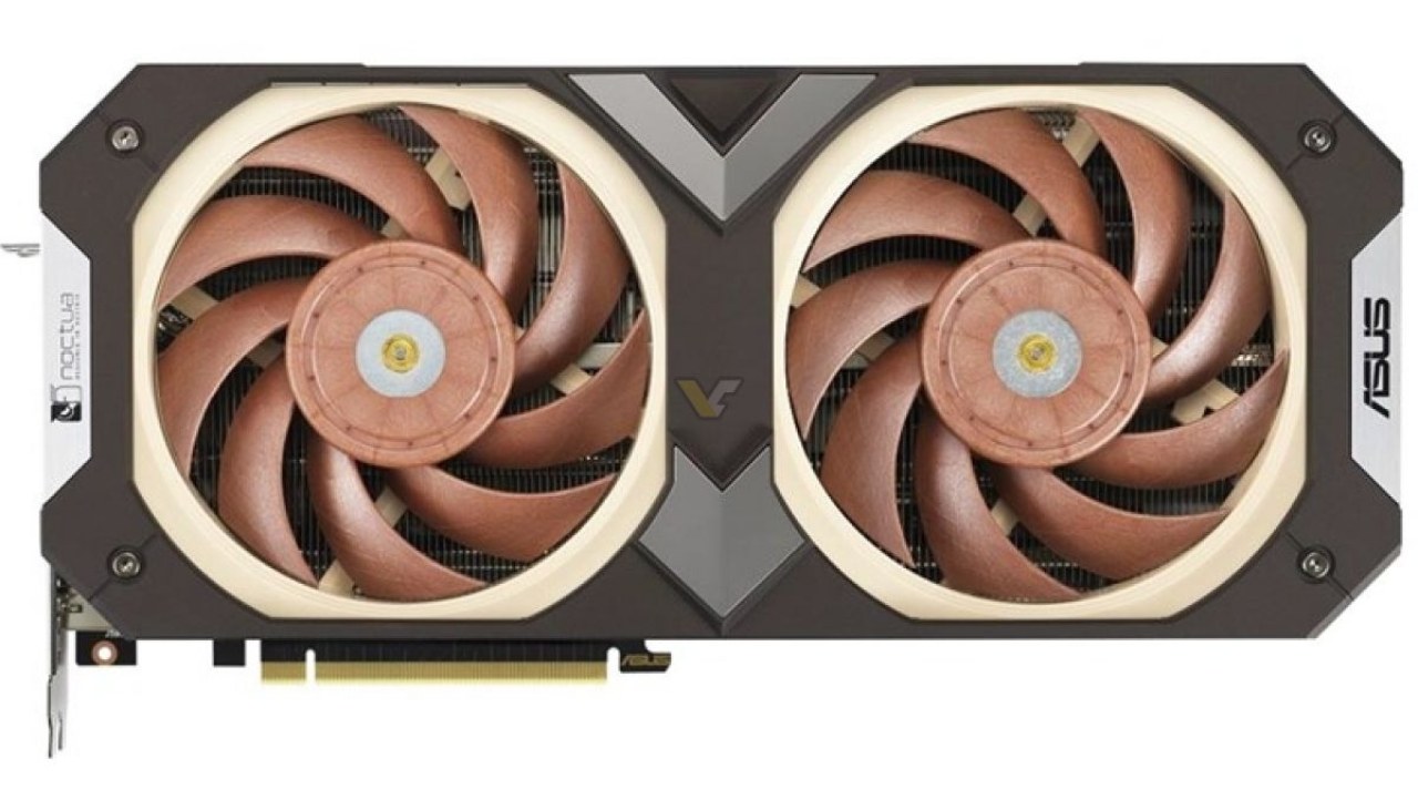 ASUS x Noctua GeForce RTX 3080 spotted: quad-slot card looks... unique