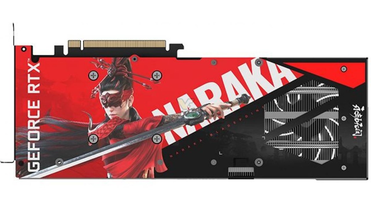 COLORFUL tease GeForce RTX 3060/3070 Ti BattleAx NARAKA Bladepoint GPU