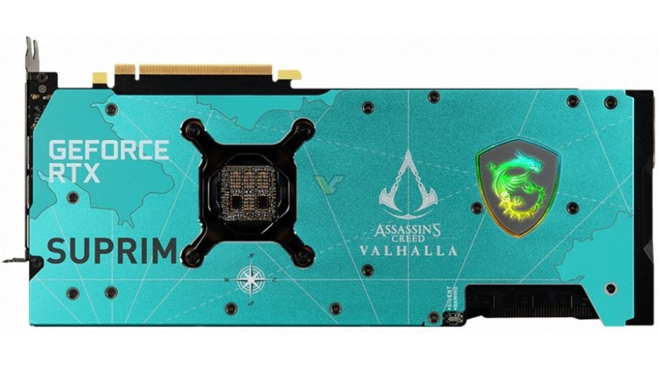 MSI unveils GeForce RTX 3080 SUPRIM X Assassin's Creed Valhalla GPU
