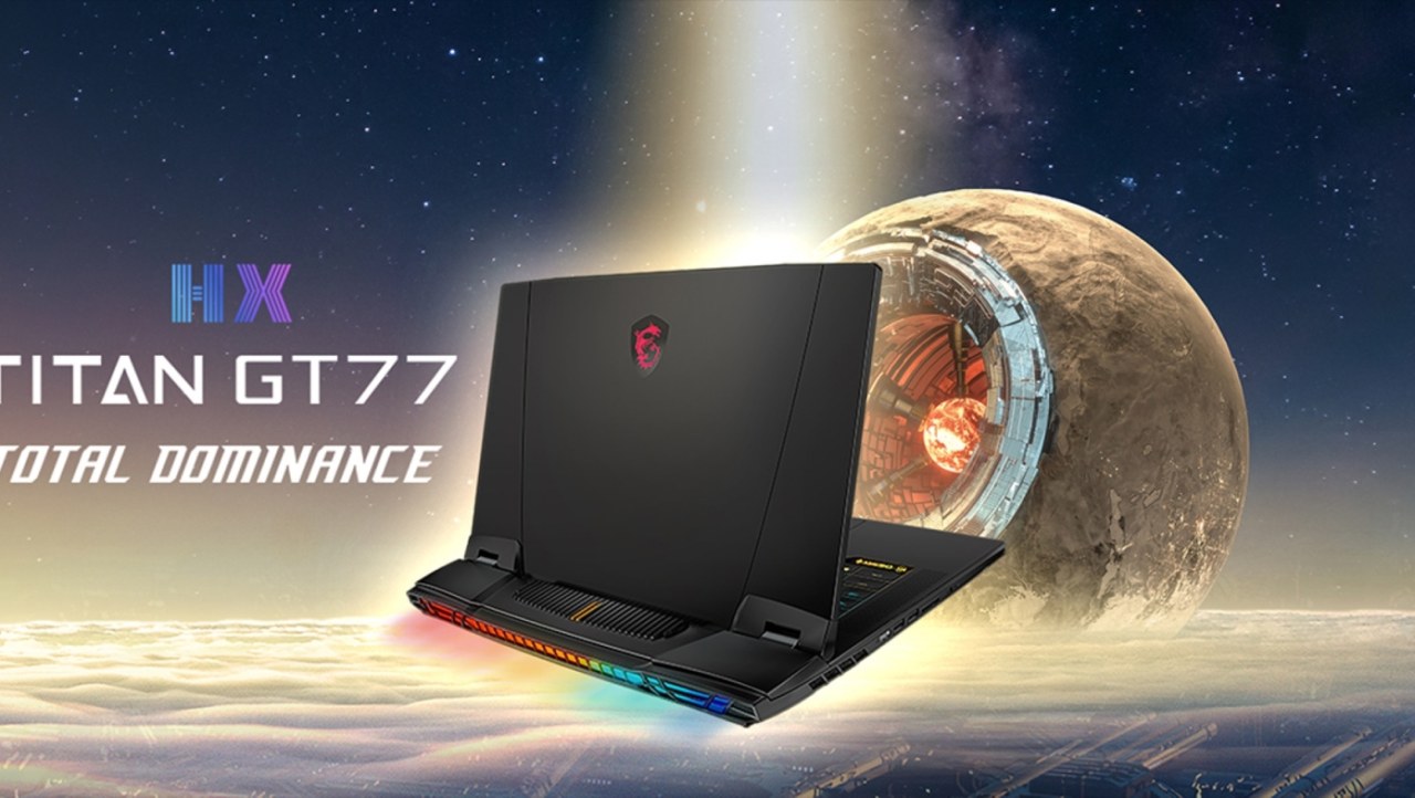 MSI Titan GT77 laptop: 4K 120Hz + RTX 3080 Ti + 128GB DDR5 + 32TB SSD