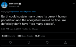 Elon Musk on overpopulation: 'definitely' don't have 'too many people'