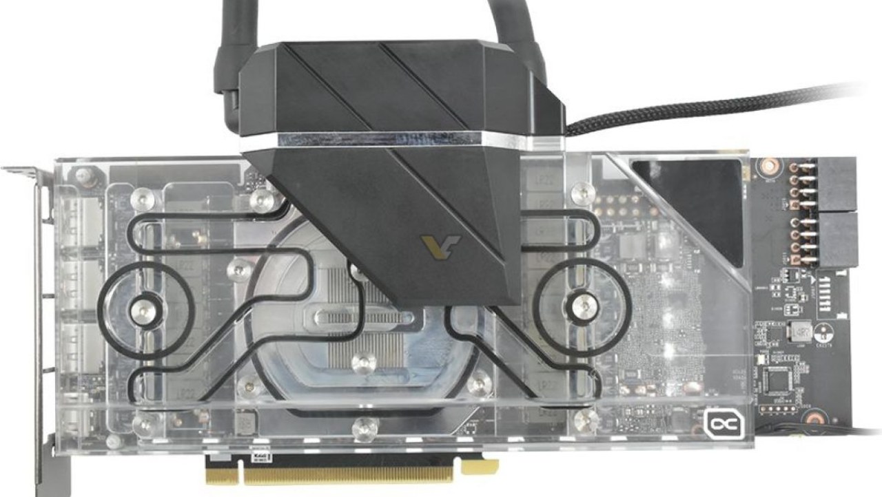 ELSA GeForce RTX 3090 LC: water block, pump, external 360mm radiator