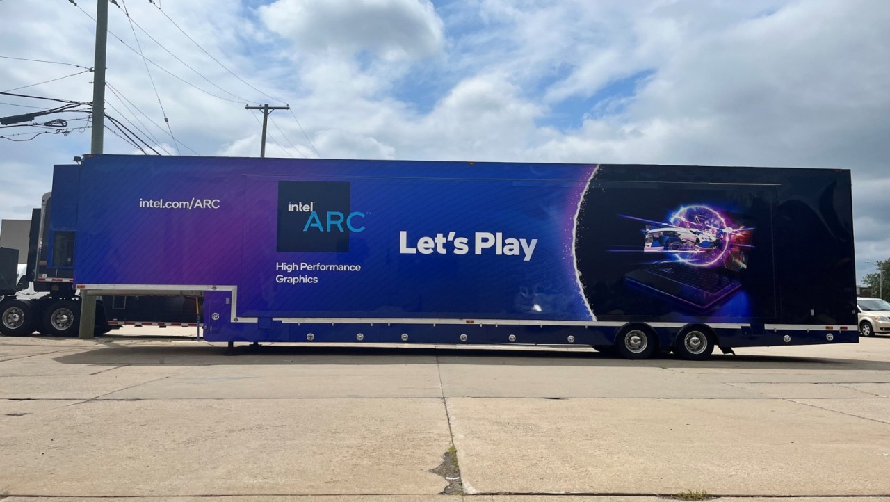 Intel Arc gaming bus coming to LANFest, marketing is spinning wheels