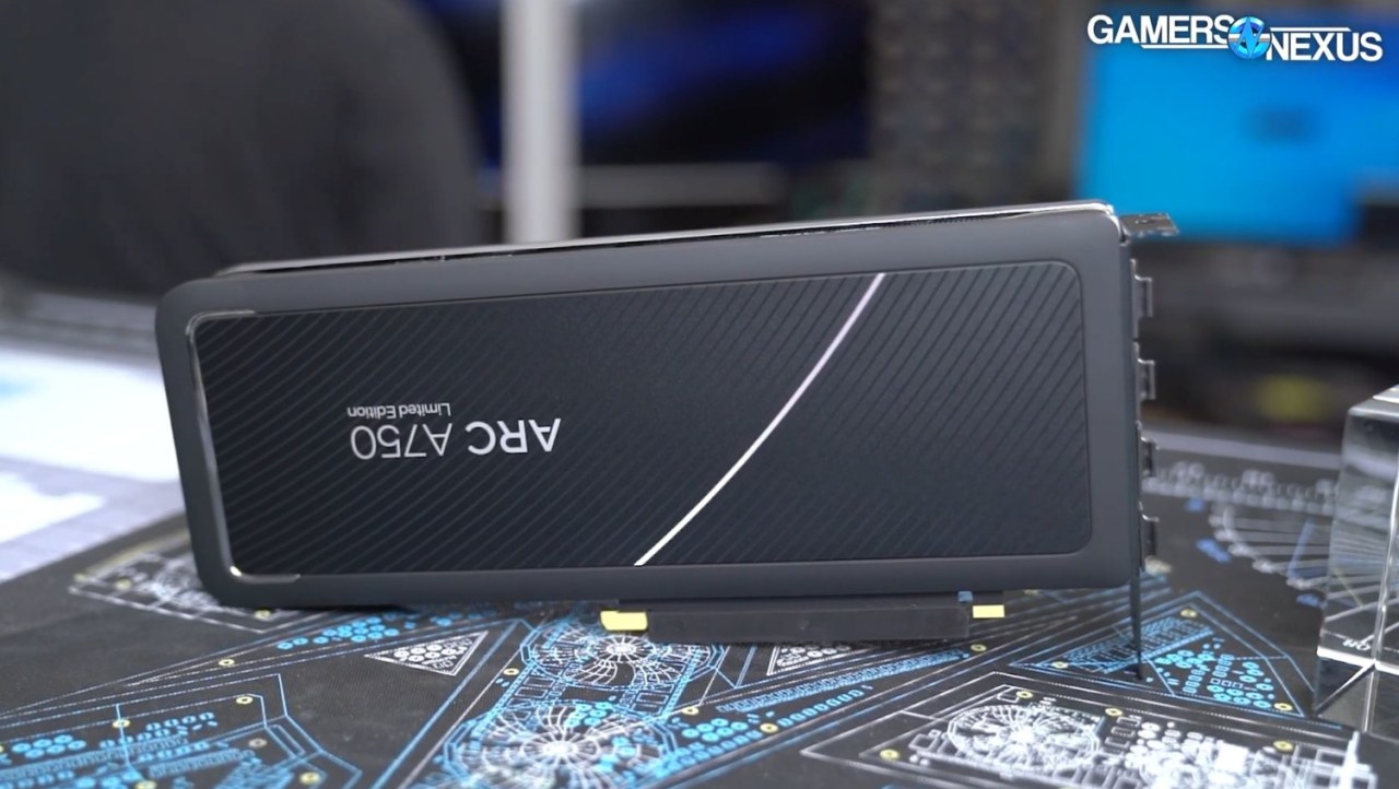 Intel Arc A750 Limited Edition graphics card spotted in the flesh