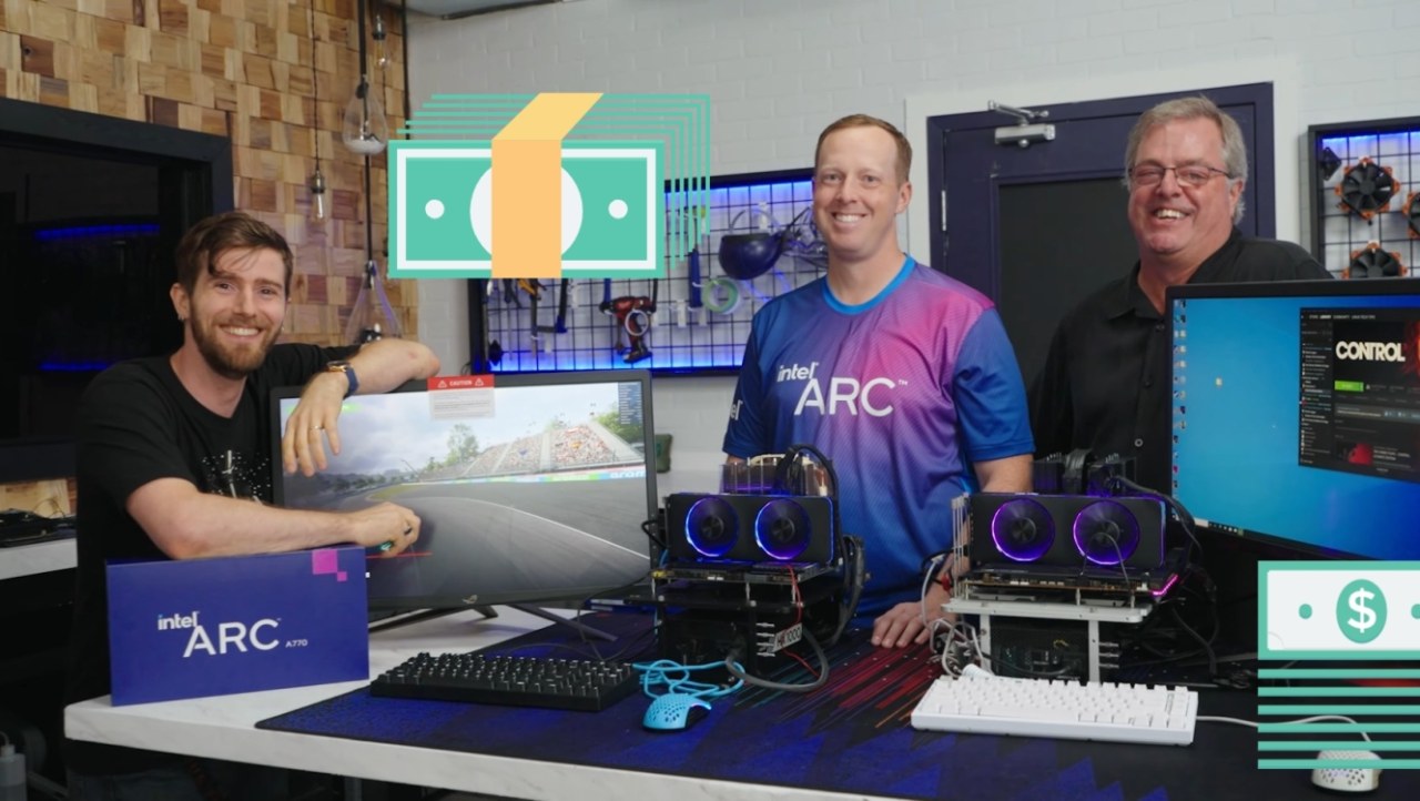 LOL: Intel Arc A770 GPU benched in shilled video on LTT, OC chews 280W