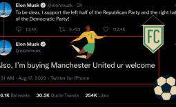 Elon Musk says he's buying Manchester United, adds 'ur welcome'
