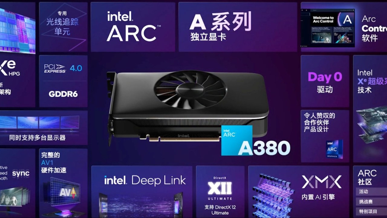Intel Arc A380 GPU pushed to 3.1GHz, overclocker says it's complicated