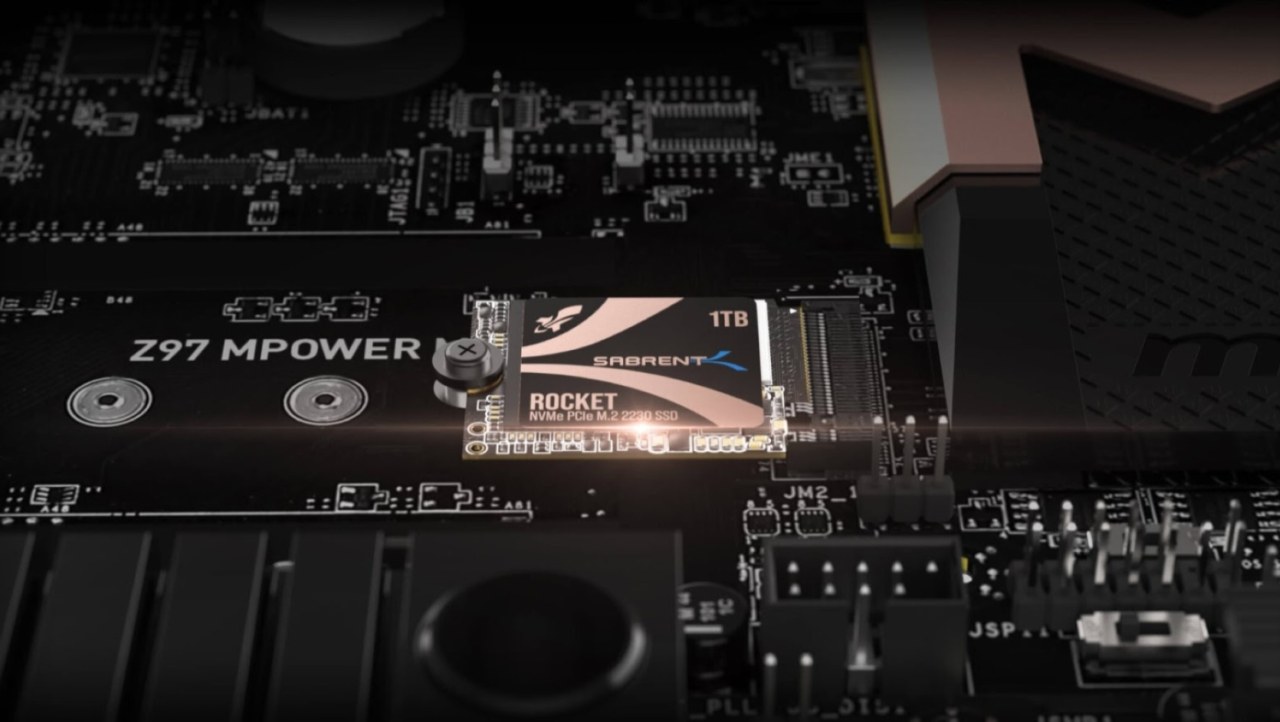 Sabrent's new Rocket 2230 SSD: 5GB/sec for your Steam Deck, laptops, and more