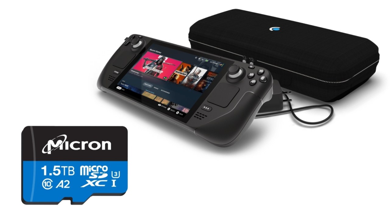 Micron's 1.5TB MicroSD card is costly but awesome for the Steam Deck or Switch