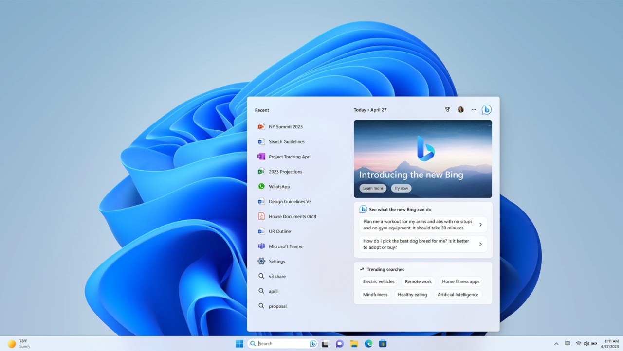 Wait a minute - Bing AI chatbot isn't banished from Windows 11 taskbar after all