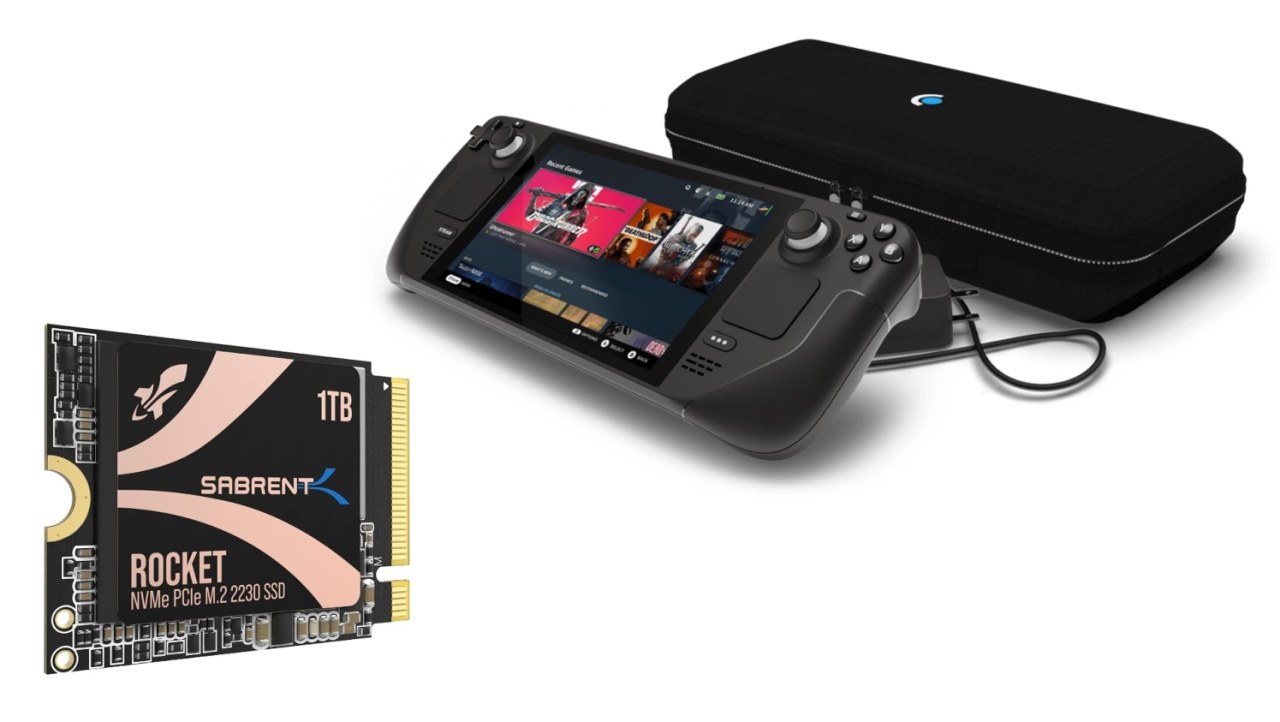 Sabrent storage sale has a great deal on Steam Deck ready Rocket 2230 1TB SSD