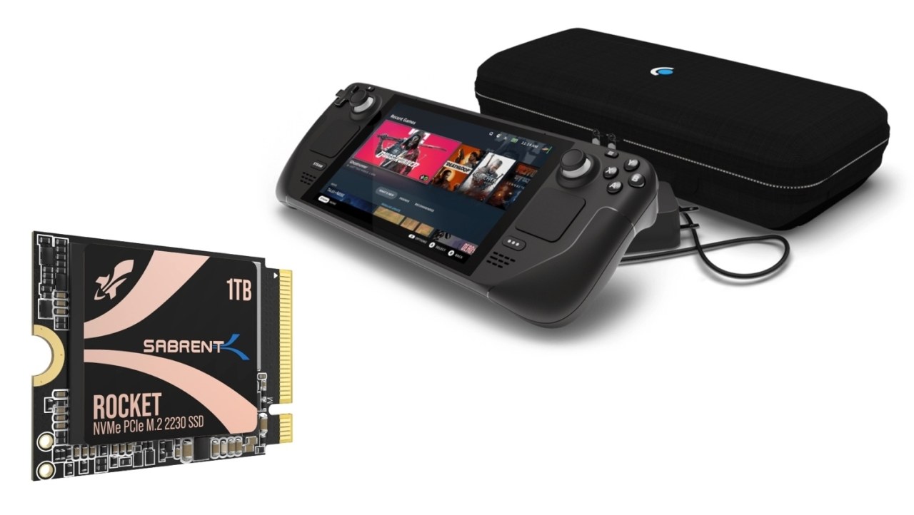 Perfect for a Steam Deck, the Sabrent Rocket 2230 1TB is currently $50 off