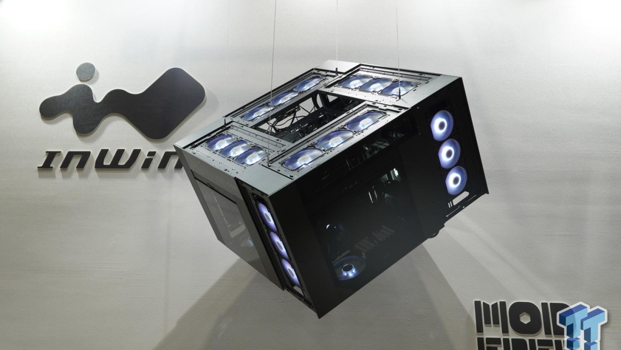 InWin introduces radical MOD FREE modular case design at Computex 2023