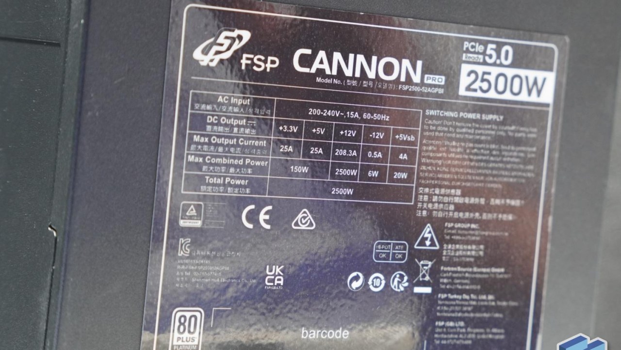 FSP announces MONSTER Cannon Pro 2500 watt PSU at Computex 2023