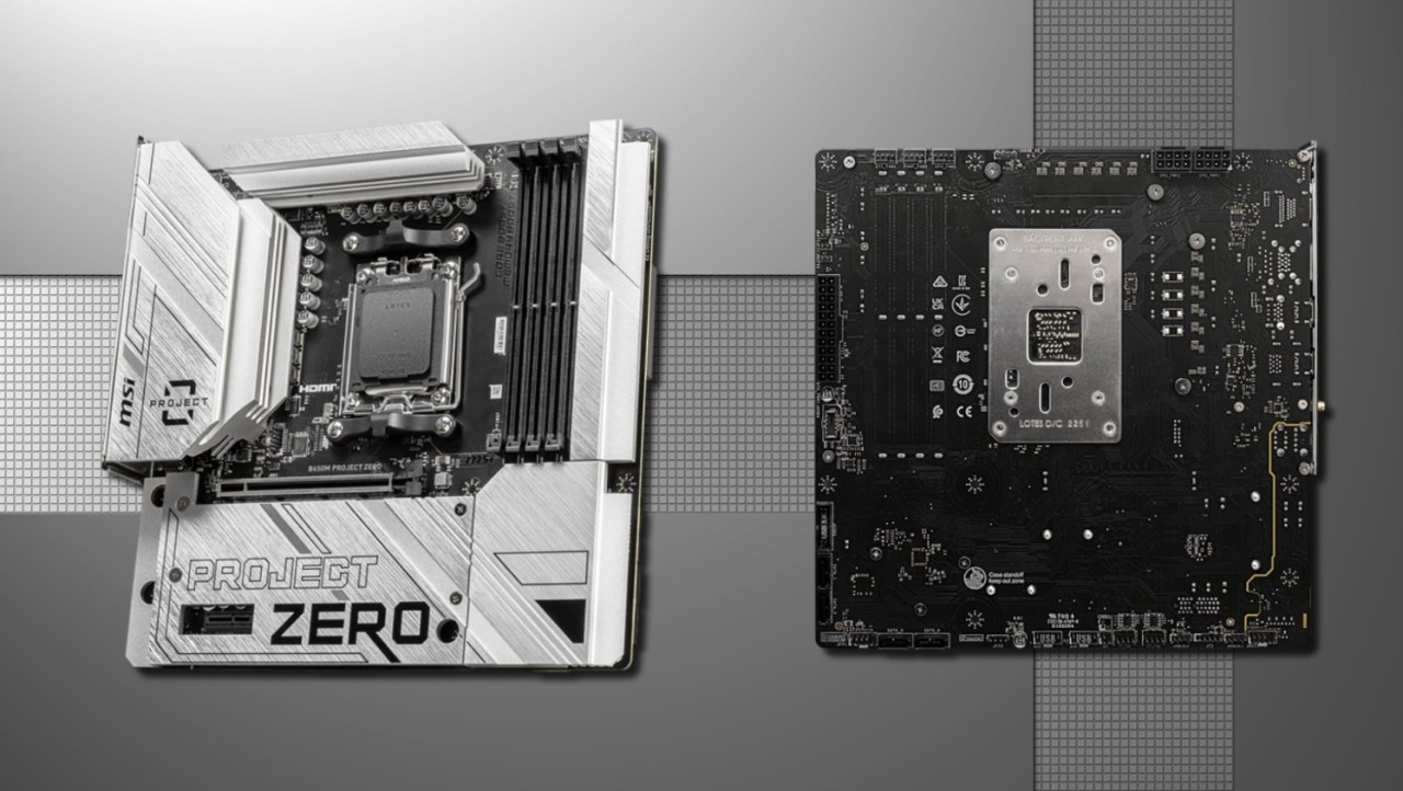 MSI unveils B650M PROJECT ZERO motherboard with connectors hidden on the back