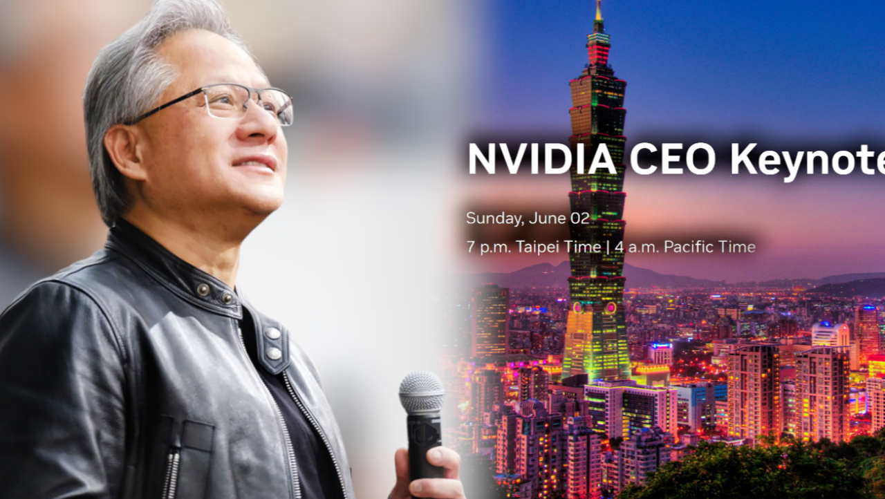 NVIDIA CEO Jensen Huang will deliver live keynote on June 2, just as Computex 2024 kicks off