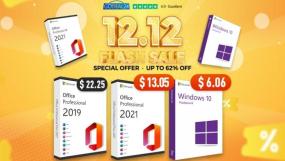 GoDeal24 Double 12 Deals - Windows 10 Pro from $6.06 and Office 2021 from $13.05