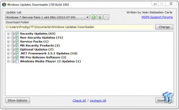 Using the Windows Updates Downloader to speed up your installation