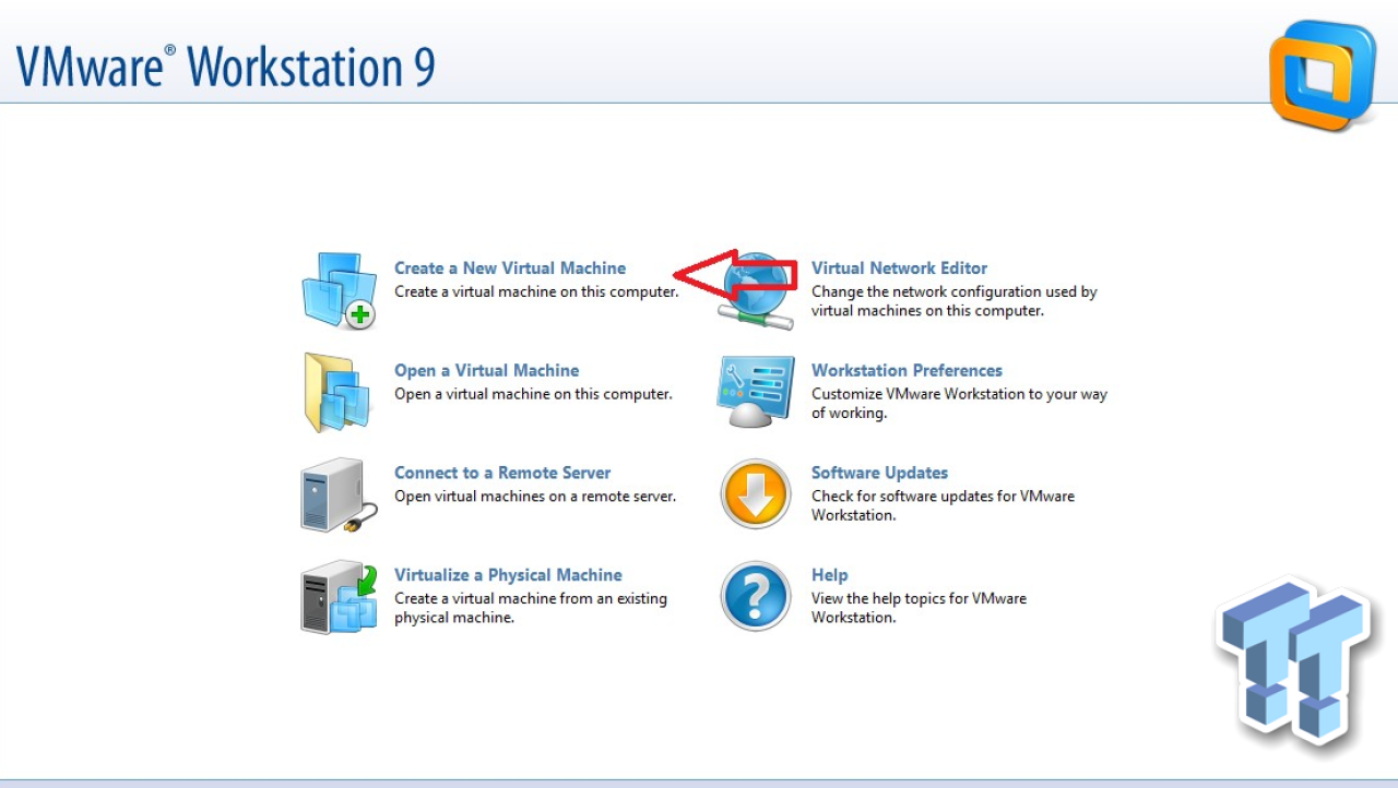 How to build a new virtual machine using VMware Workstation 9