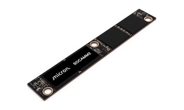 Micron starts sampling its 192GB SOCAMM2 low-power memory for use in AI servers