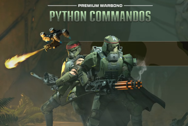 Helldivers 2's new warbond nods to Predator 1984 with gatling gun and jungle setting