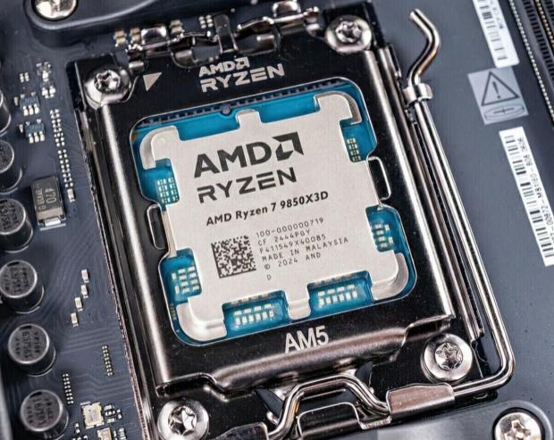 AMD's refreshed Ryzen 7 9850X3D spotted running super-fast 9800 MT/s DDR5 memory
