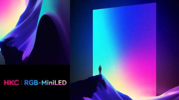 HKC teases the world's first RGB Mini-LED monitor, expect it to debut at CES 2026 in January