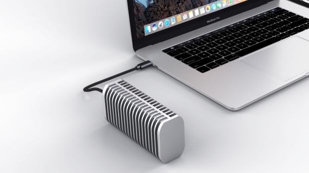 TerraMaster's D1 SSD Pro external enclosure can transfer 6GB in one second