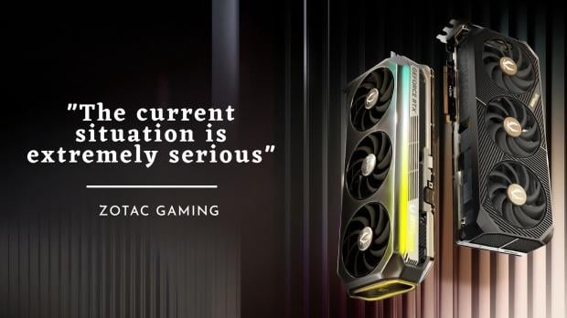ZOTAC says the 'very survival' of GeForce RTX GPU manufacturers and distributors is at stake