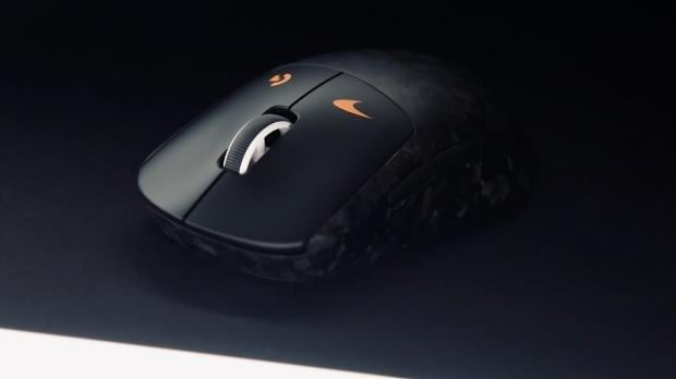 Logitech teams up with McLaren Racing for its first carbon fiber mouse